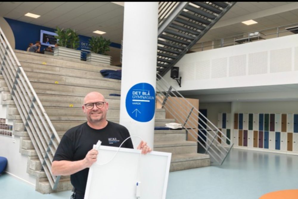 Billede frank det blå gymnasie