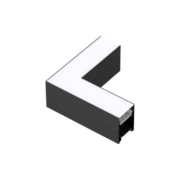 Led linjearmtur l stykke sort