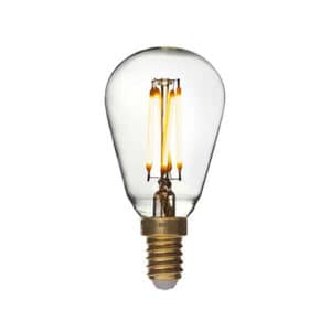 Led mini edison e14 lille fatning varm farve 2200k 2w danlamp 28124