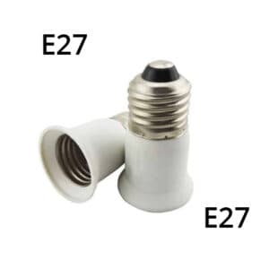 E27 til e27 adapter e27 til e27 fatning forhøj led lyskilden med 25mm