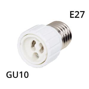 E27 til gu10 adapter omformer e27 til gu10 fatning